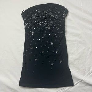 Papaya Y2K Star Tube Top